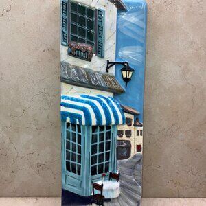 Raune Manning Hand Painted Cafe Wall Plaque Signed